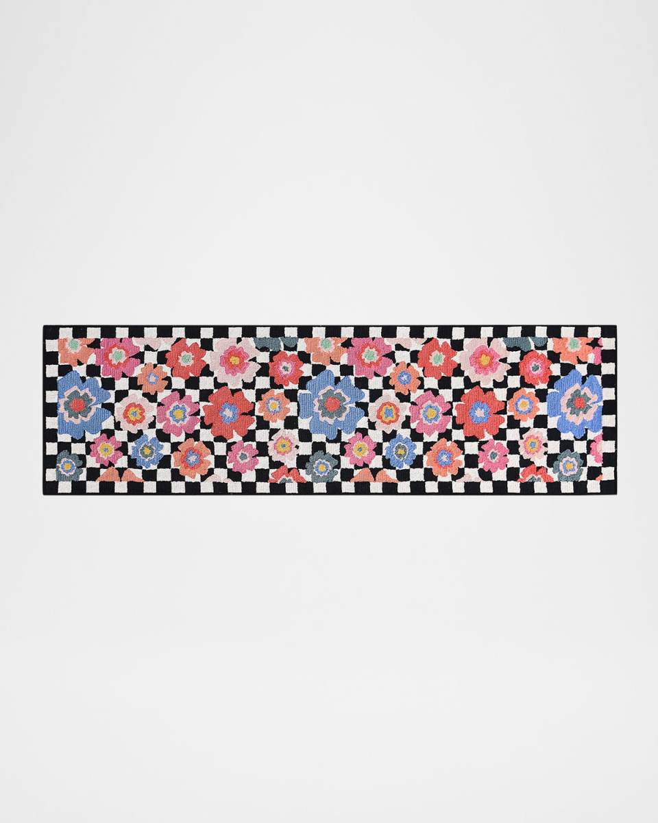 Checked Dolce Vita Indoor/Outdoor Rug, 2'6" x 8'